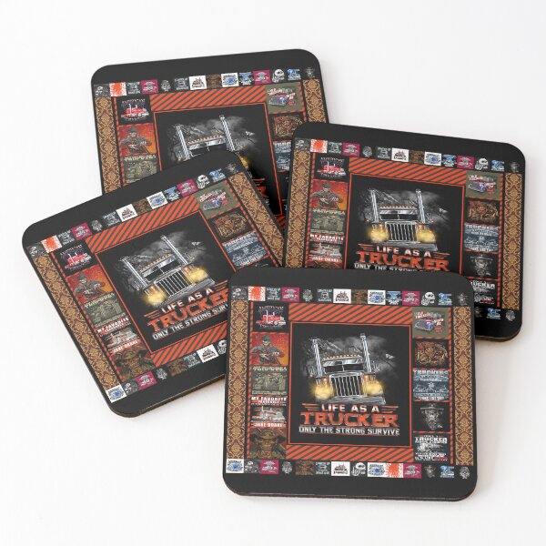Item preview, Life As A Trucker Only The Strong Survive American Truckers designed and sold by AlbredaAE.