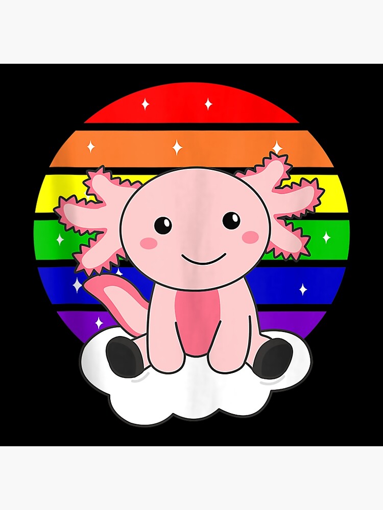 Rainbow Sweet Axolotls For Kids Axolotls Tank Top Poster For Sale By