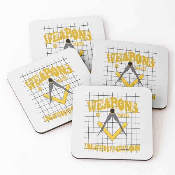 Item preview, Weapons Of Math Instruction Fun Algebra Pun Yellow designed and sold by taiche.