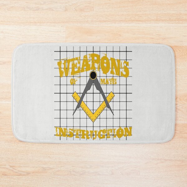 Item preview, Weapons Of Math Instruction Fun Algebra Pun Yellow designed and sold by taiche.
