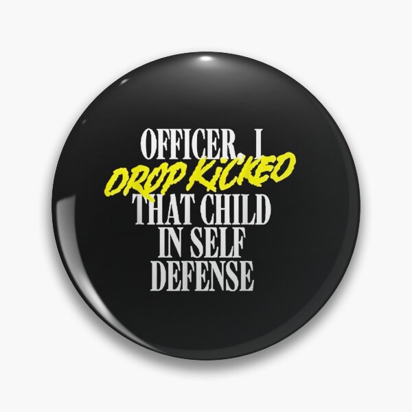 Item preview, Officer I Drop Kicked That Child In Self Defense T-Shirt designed and sold by Bobby-Bancel.