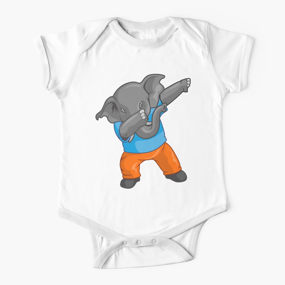Elephant Dabbing T Shirt Funny Dab Dance Gift Tee Shirt T Shirt Kids T Shirt By Davafrik Redbubble
