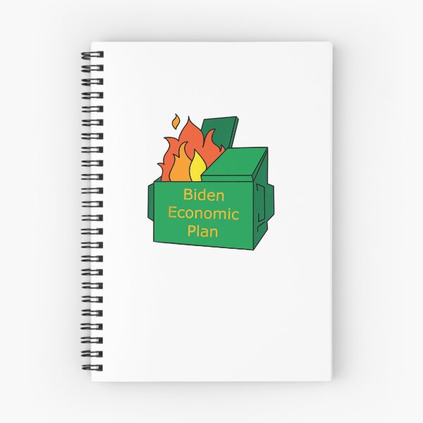 Item preview, Biden Economic Plan Dumpster Fire - political humor designed and sold by edensmr.