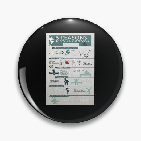 Item preview, Massage Therapist 6 Reasons To Book A Massage  designed and sold by reenea84.