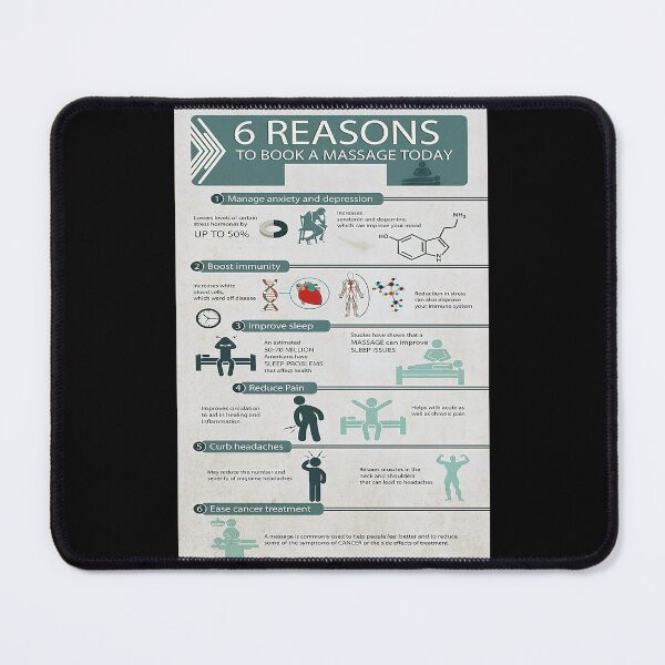 Item preview, Massage Therapist 6 Reasons To Book A Massage  designed and sold by reenea84.