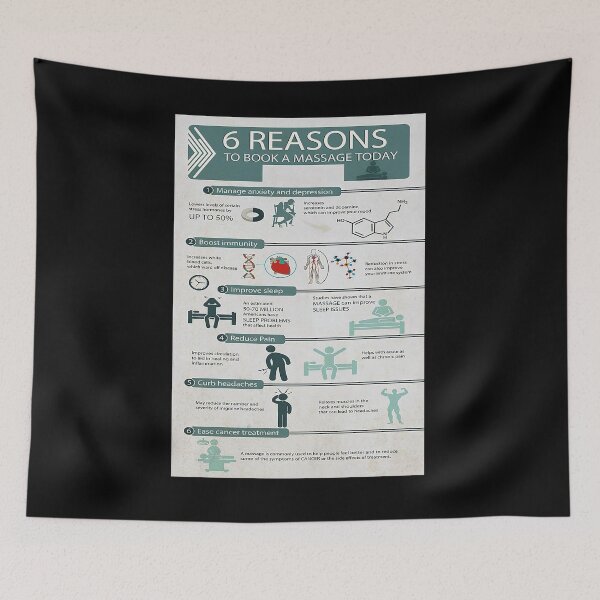 Item preview, Massage Therapist 6 Reasons To Book A Massage  designed and sold by reenea84.