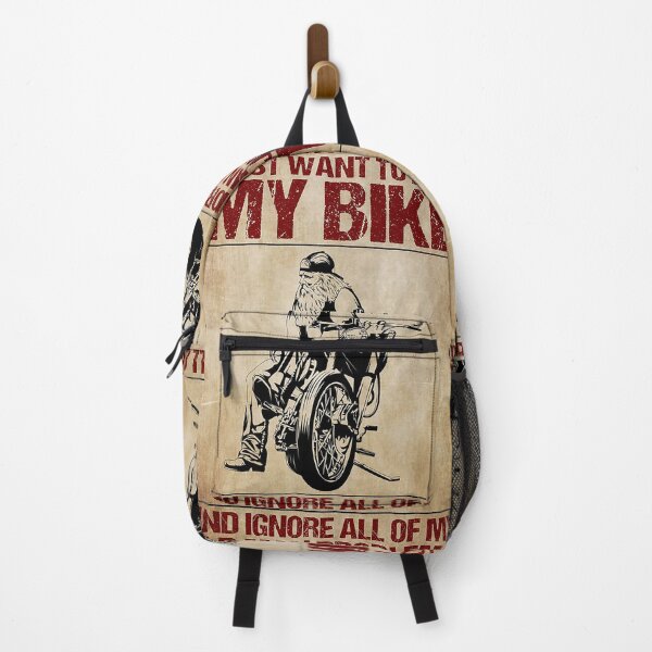 Item preview, Motorcycle I Just Want To Ride My Bike designed and sold by Alexanderhishop.
