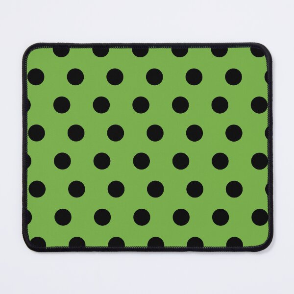 Item preview, Classic Polka Dot_ Black Medium Green Kiwi Green designed and sold by mimihuang creations.