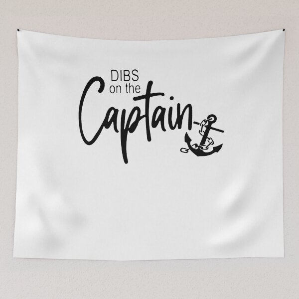 Item preview, Funny Captain Wife Dibs on the Captain  designed and sold by edensmr.