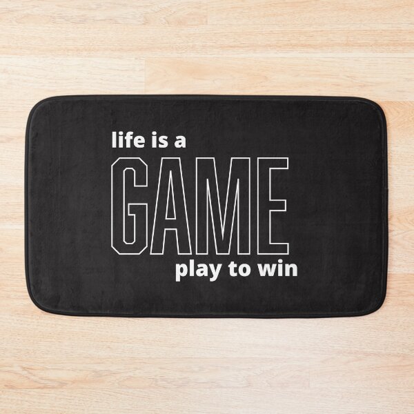 Item preview, life is a game play to win designed and sold by DoraHappy.