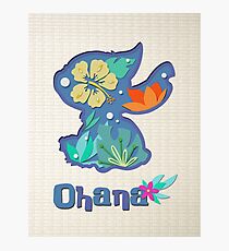 Ohana Silhouette Photographic Print