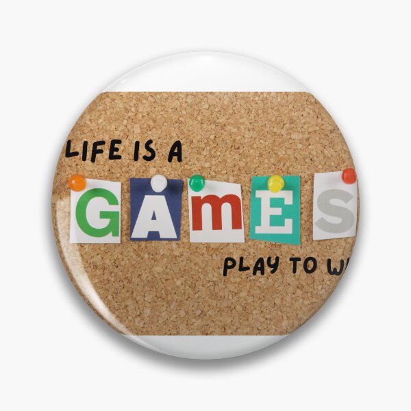 Item preview, life is a game play to win designed and sold by DoraHappy.