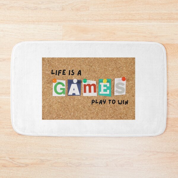 Item preview, life is a game play to win designed and sold by DoraHappy.