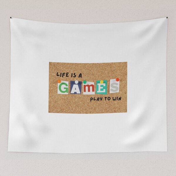 Item preview, life is a game play to win designed and sold by DoraHappy.