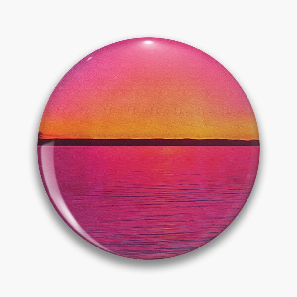 Item preview, Beach Pink Sunset - Oil Painting designed and sold by Unaiza Khalid.