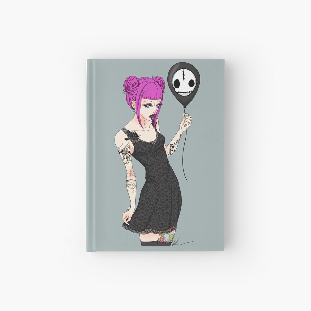 Gloomy Girl Hardcover Journal