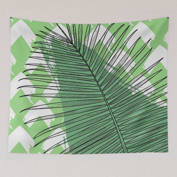 Item preview, Tropicalia - Palm Leaf in Green designed and sold by Sam Posnick.