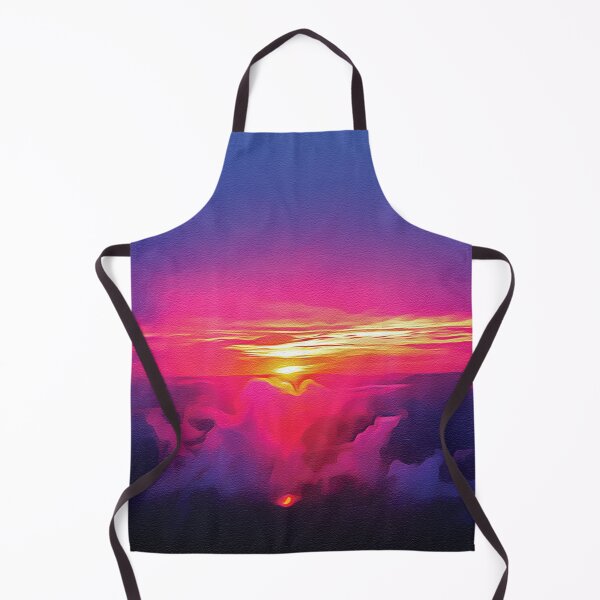 Item preview, Blue Clouds with Pink Sunset - Oil Painting designed and sold by Unaiza Khalid.