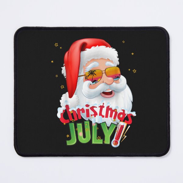 Item preview, Funny Christmas in July Shirt Summer Santa Sunglasses Xmas T-Shirt designed and sold by Bobby-Bancel.