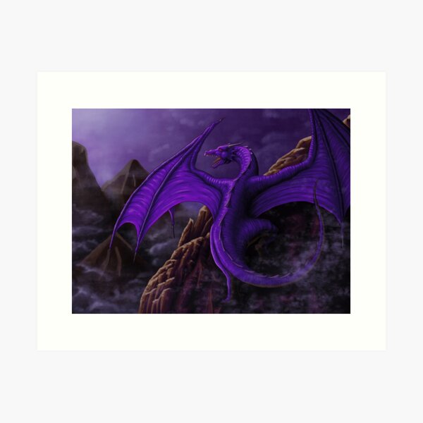 Item preview, Purple dragon designed and sold by ravenfightwear.