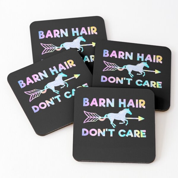 Item preview, Barn Hair Don't Care Love Horse Riding Equestrian Rider designed and sold by Kevins16.