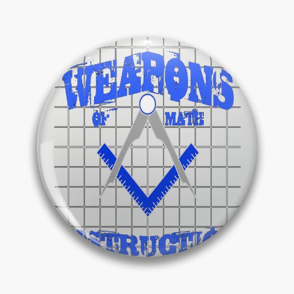 Item preview, Weapons Of Math Instruction Fun Algebra Pun Blue designed and sold by taiche.