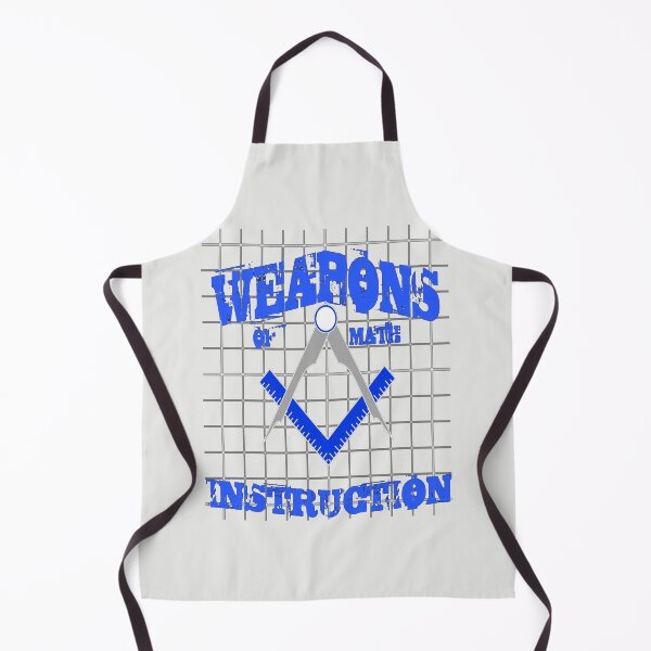 Item preview, Weapons Of Math Instruction Fun Algebra Pun Blue designed and sold by taiche.