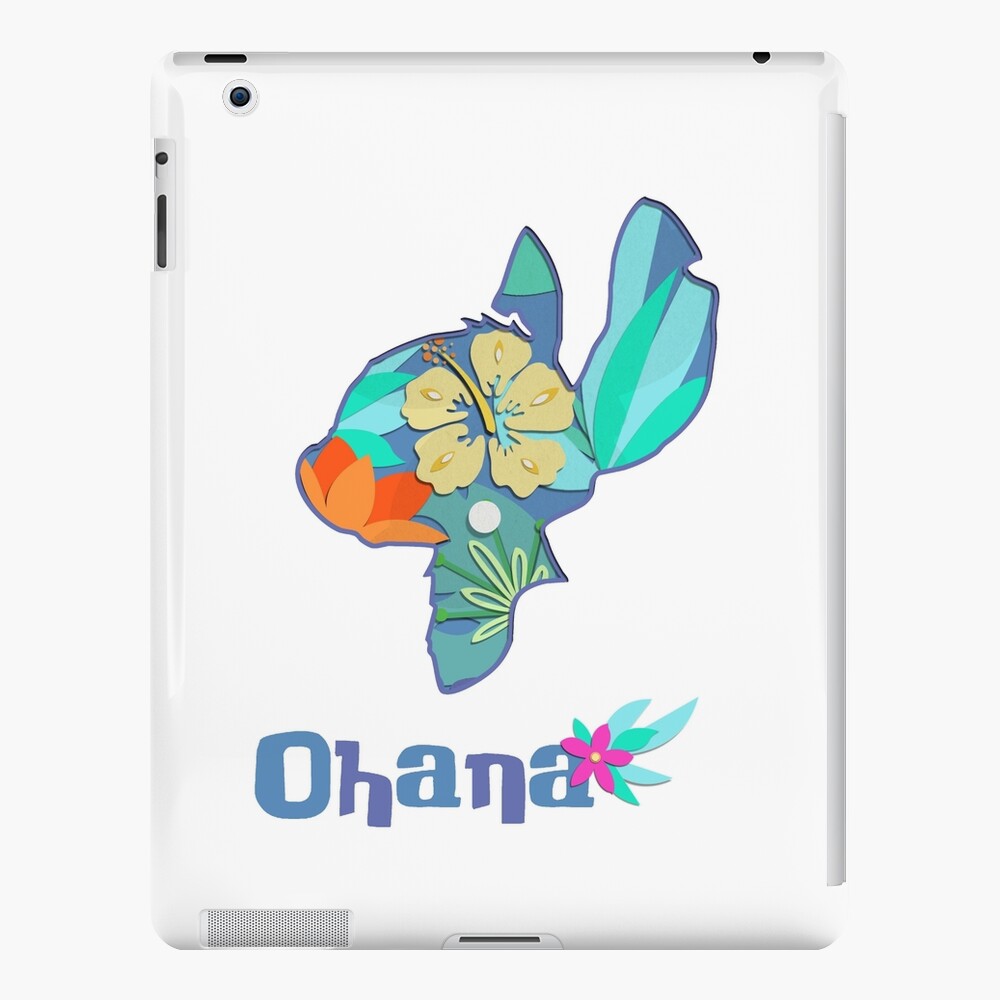 Ohana - Stitch Silhouette 2 | iPad Case & Skin