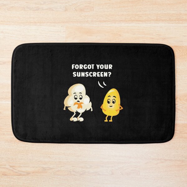 Item preview, Forgot your sunscreen? Funny Popcorn Movie Cinema Quote designed and sold by Designer-Girl.