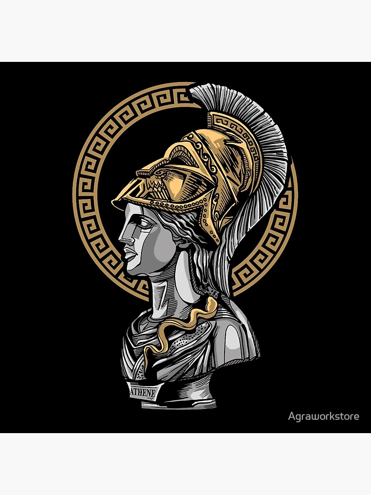 Athena goddess Art Board Print for Sale by LecoLA