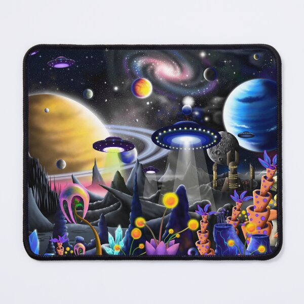 Item preview, Alien Moon City designed and sold by GeraldNewtonArt.