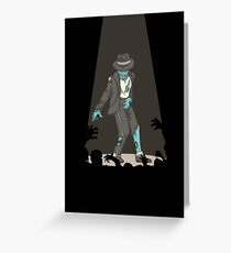 The Moon Walking Dead - The Walking Dead Michael Jackson Parody Greeting Card