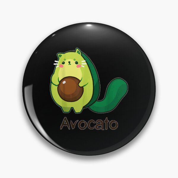 Item preview, Avocato Avocado Cat Avogato Kitten Kitty Whiskers designed and sold by sessako.
