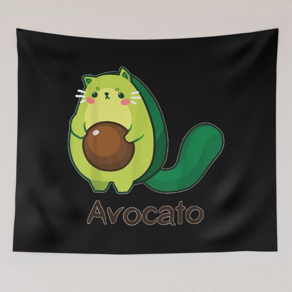 Item preview, Avocato Avocado Cat Avogato Kitten Kitty Whiskers designed and sold by sessako.