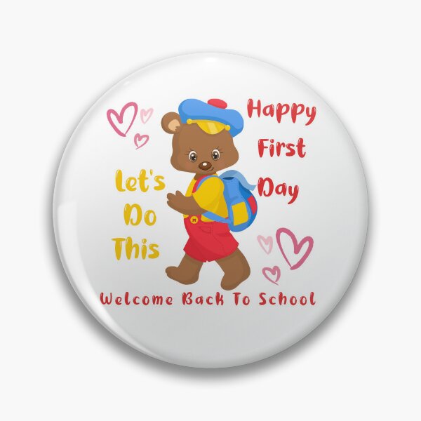 Item preview, Happy First Day Let's Do This Welcome Back To School designed and sold by Akimatax ✯✯✯✯✯.