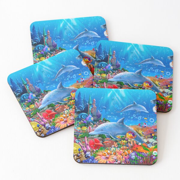 Item preview, Amazing Undersea City designed and sold by GeraldNewtonArt.