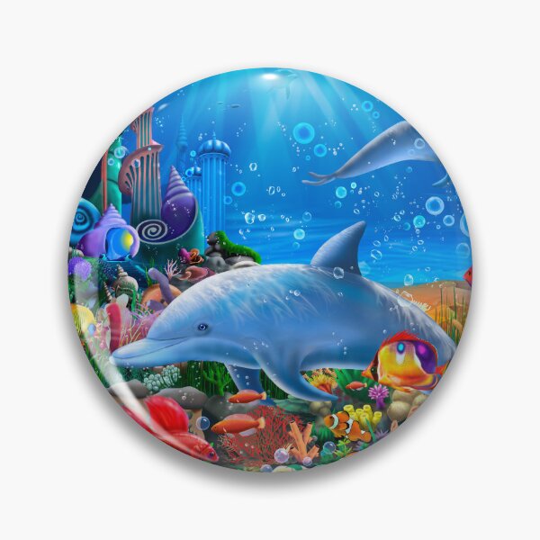 Item preview, Amazing Undersea City designed and sold by GeraldNewtonArt.