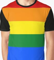 Gay Pride Flag / Rainbow Graphic T-Shirt
