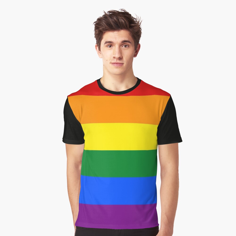 Gay Pride Flag / Regenbogen Grafik T-Shirt