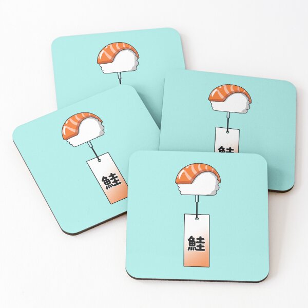 Item preview, Salmon Nigiri Sushi Furin designed and sold by DroppedTales.