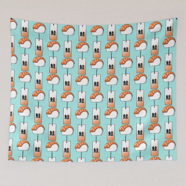 Item preview, Salmon Nigiri Sushi Furin designed and sold by DroppedTales.