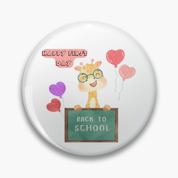 Item preview, Happy first day let's do this welcome back to school giraffe designed and sold by Akimatax ✯✯✯✯✯.