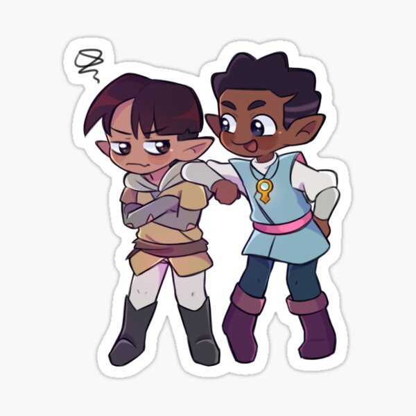 Pegatina «Gus & Mattholomule Chibi» de FafaMeow Redbubble