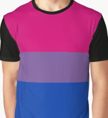 Bisexual Pride Flag Graphic T-Shirt