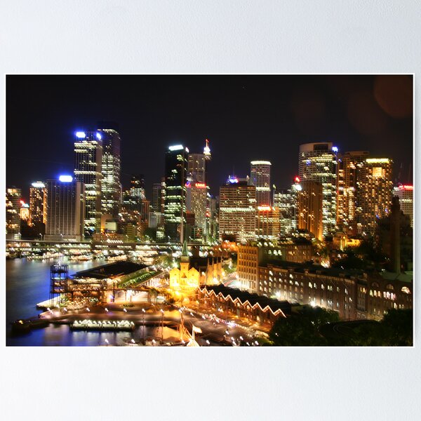 Aperçu de l'œuvre Sydney Nightlights No.2 créée et vendue par MiImages.