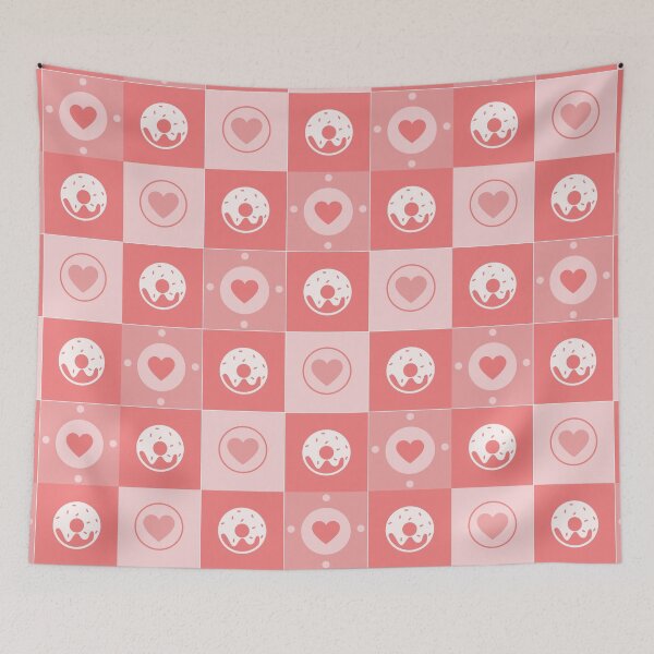 Item preview, dessert and hearts , donut pattern  designed and sold by Pratyush1111.