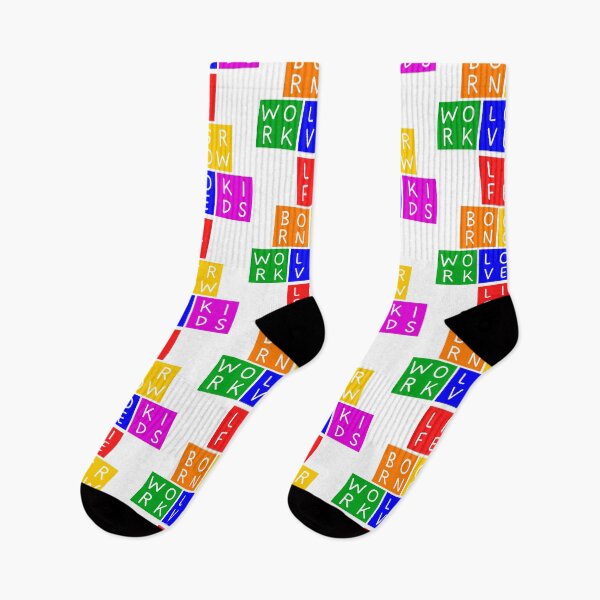 Item preview, Rainbow Life - Born, grow, work, love, kids - Pyramid - Basic colors rainbow  designed and sold by RainbowWordLand.