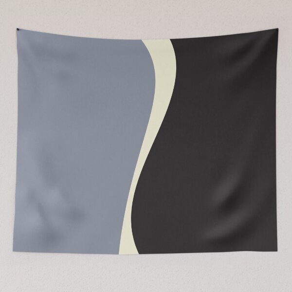 Item preview, Simple Waves 2 - Black, Gray and Cream designed and sold by LAEC-Shop.