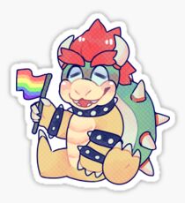 Pegatina Bowser gay