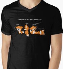 What Does The Fox Say Men's V-Neck T-Shirt